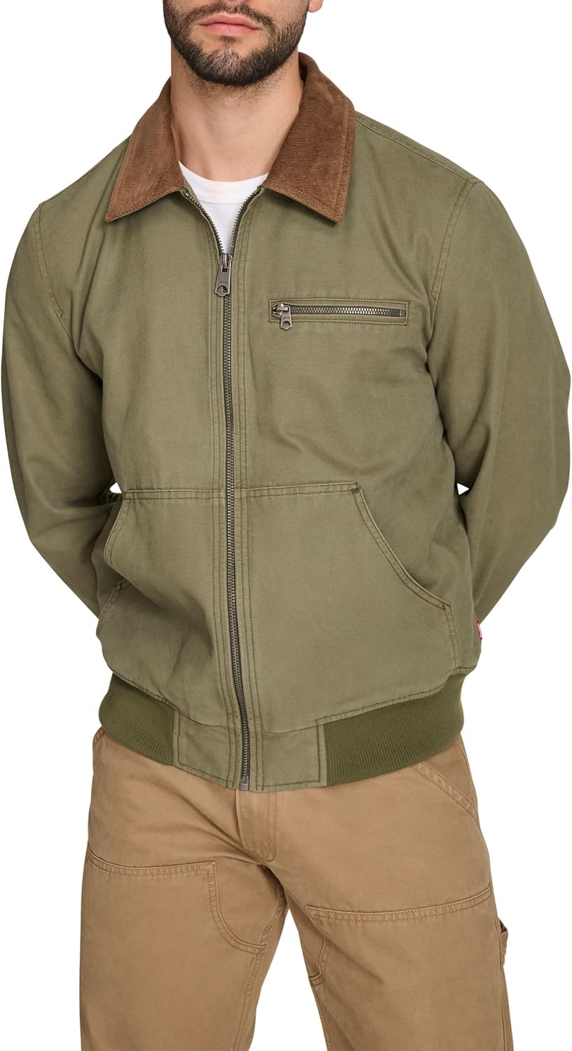 Levi's mens Мужская куртка-бомбер Levi's в стиле вестерн, Grape Leaf
Levi's mens Мужская куртка-бомбер Levi's в стиле вестерн, Grape Leaf