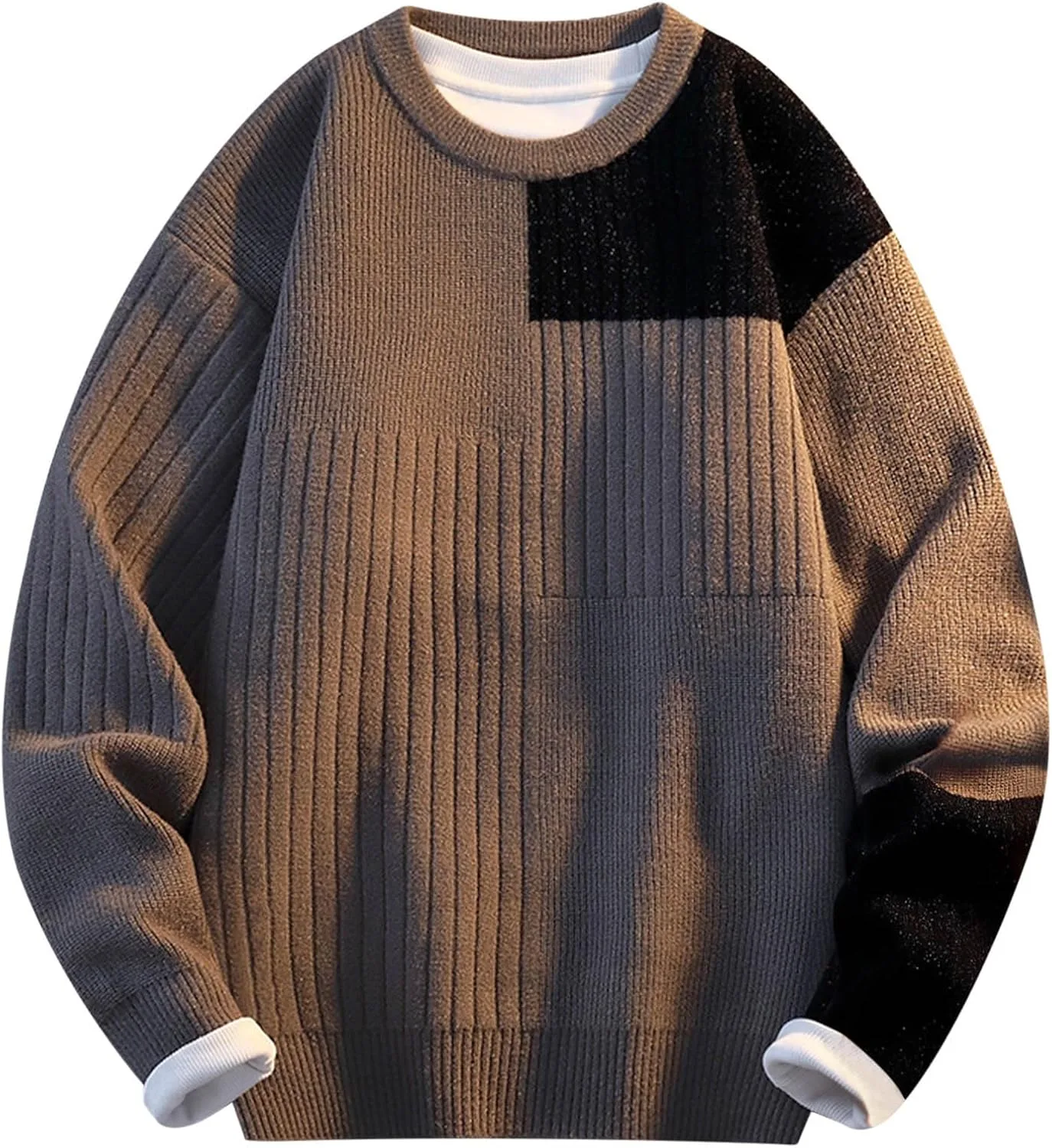 Свитер Oversized для мужчин Color Block с длинными рукавами
Свитер Oversized для мужчин Color Block с длинными рукавами