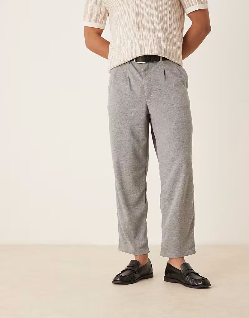 ASOS DESIGN свободные зауженные элегантные брюки серого цвета
ASOS DESIGN свободные зауженные элегантные брюки серого цвета