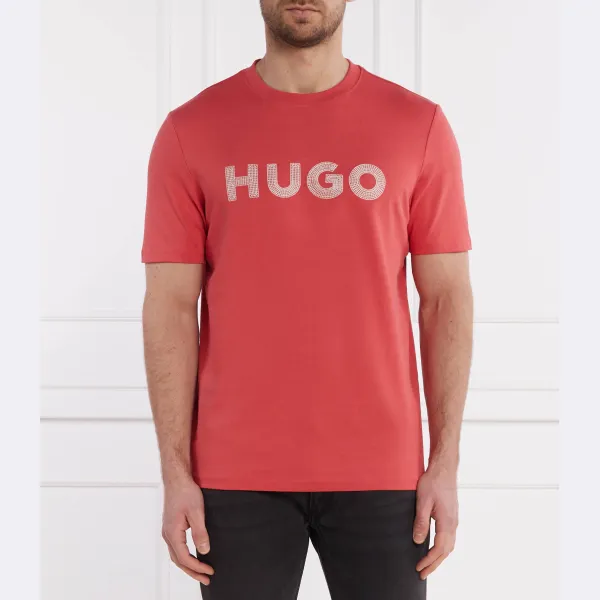 Футболка стандартного кроя с вышивкой крючком Hugo, красный
Футболка стандартного кроя с вышивкой крючком Hugo, красный