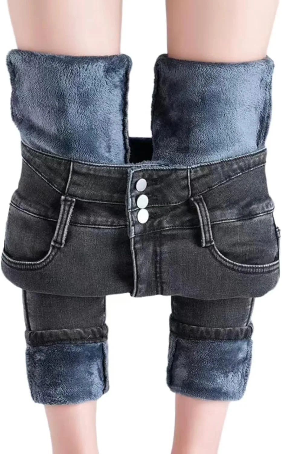Женские джинсы с флисовой подкладкой high waisted skinny
Женские джинсы с флисовой подкладкой high waisted skinny