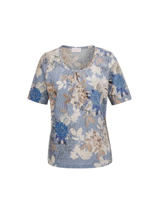 Короткий размер: рубашка с принтом и жемчугом Goldner, мультиколор
Короткий размер: рубашка с принтом и жемчугом Goldner, мультиколор