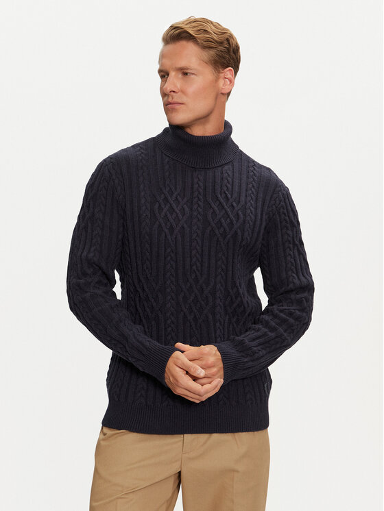 Свитер с высоким воротником обычного кроя Guess, синий
Свитер с высоким воротником обычного кроя Guess, синий