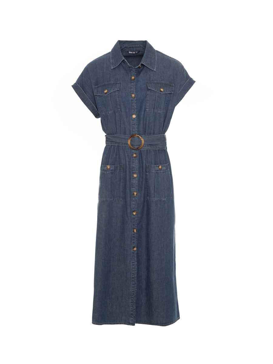 Платье-рубашка BIG STAR Bailey, синий деним
Платье-рубашка BIG STAR Bailey, синий деним