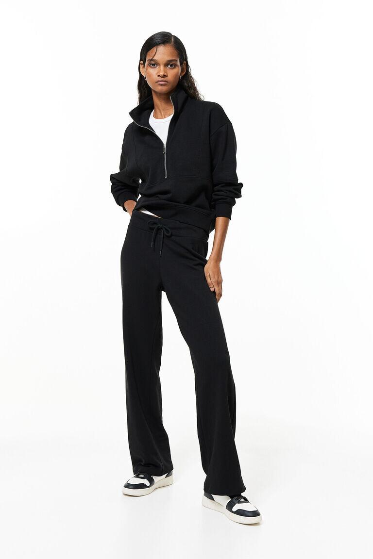 Прямые джоггеры H&M, черный
Прямые джоггеры H&M, черный