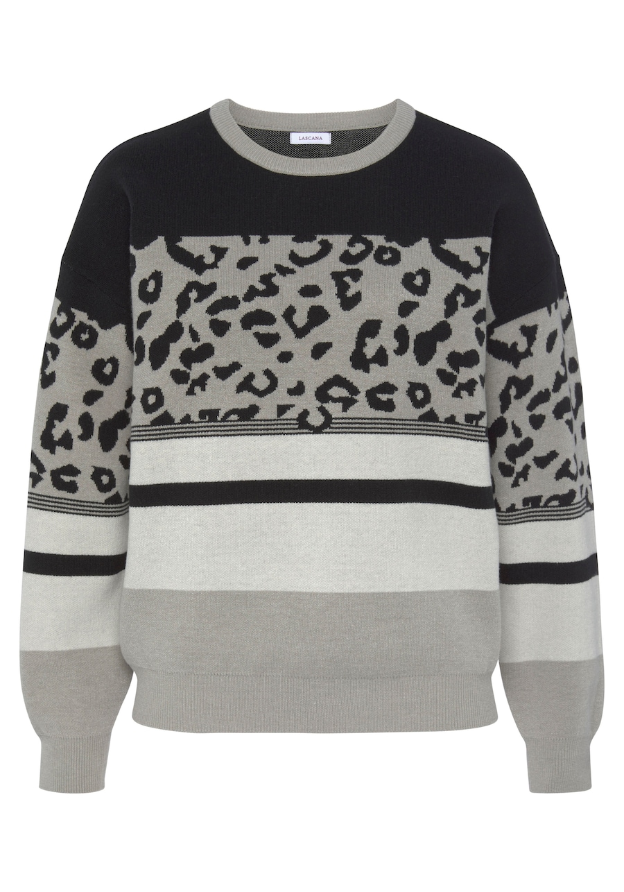 Свитер LASCANA, серый
Свитер LASCANA, серый
