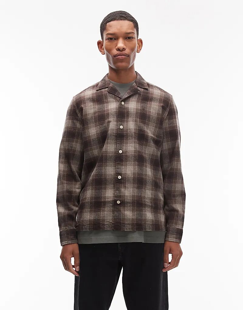 Рубашка Allsaints Iniko в клетку с длинными рукавами коричневого цвета - КОРИЧНЕВЫЙ
Рубашка Allsaints Iniko в клетку с длинными рукавами коричневого цвета - КОРИЧНЕВЫЙ