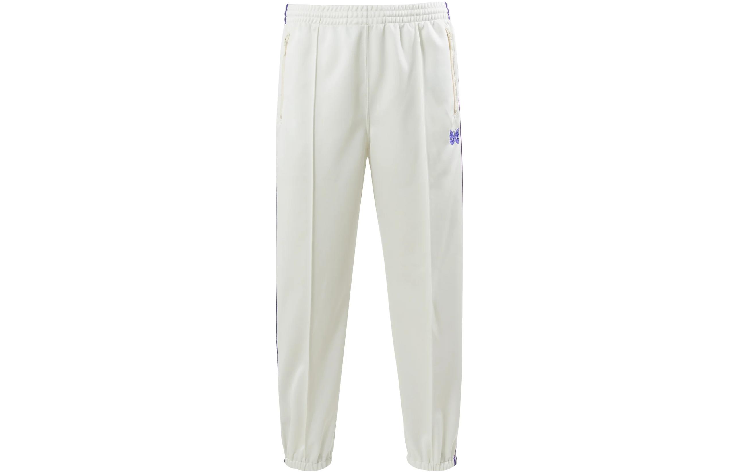 Вязаные спортивные штаны мужские бело-фиолетовые
Вязаные спортивные штаны мужские бело-фиолетовые