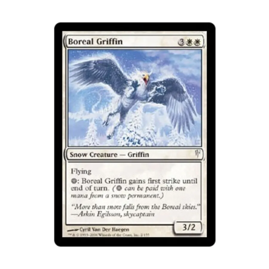 CCG Северный грифон (К), MTG - Coldsnap
CCG Северный грифон (К), MTG - Coldsnap