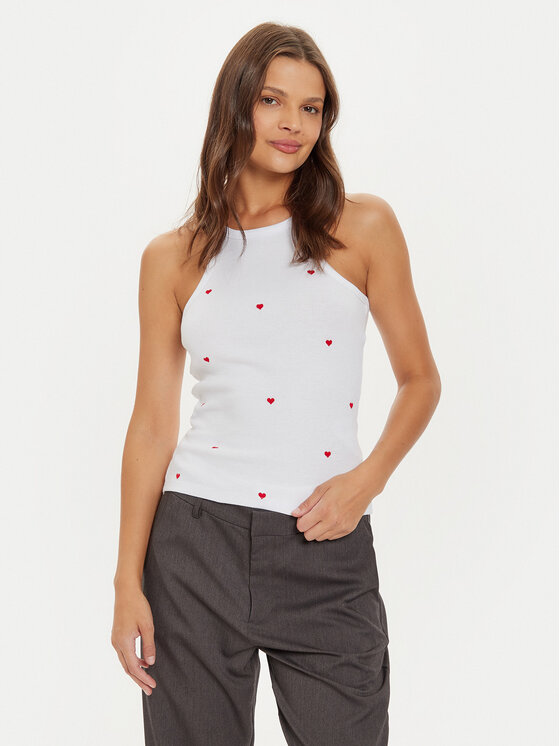 Топ regular fit 27033216 Noisy May, белый
Топ regular fit 27033216 Noisy May, белый