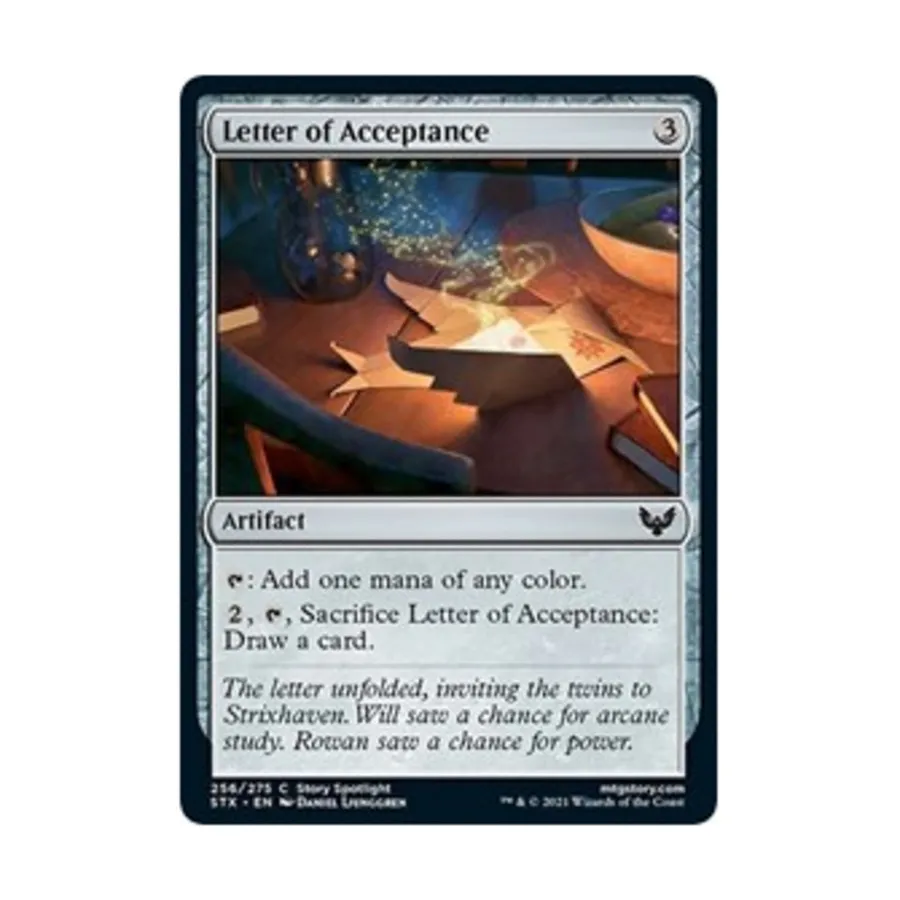 CCG Письмо о принятии (С), MTG - Strixhaven - School of Mages
CCG Письмо о принятии (С), MTG - Strixhaven - School of Mages