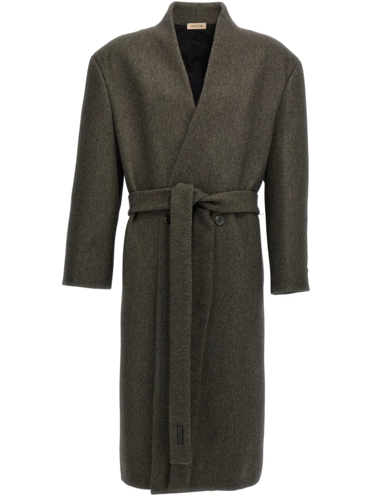 Пальто без воротника Fear Of God, зеленый
Пальто без воротника Fear Of God, зеленый