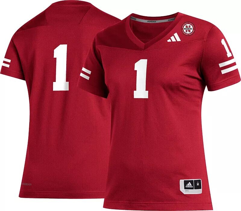 Реплика женской футбольной майки Adidas Nebraska Cornhuskers Scarlet в честь 100-летия Adidas
Реплика женской футбольной майки Adidas Nebraska Cornhuskers Scarlet в честь 100-летия Adidas
