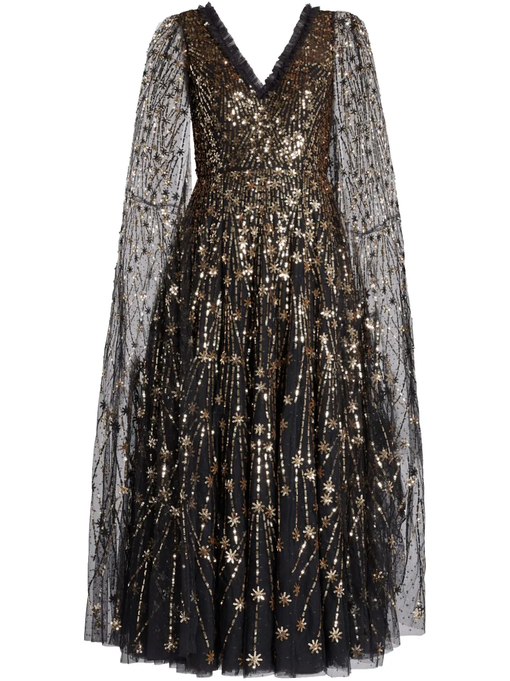 Платье-накидка с пайетками Needle & Thread, черный
Платье-накидка с пайетками Needle & Thread, черный