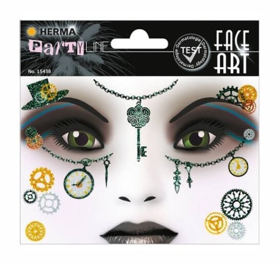 Pegatinas Face Art Стимпанк Амелия Сияющая Фольга Inna marka
Pegatinas Face Art Стимпанк Амелия Сияющая Фольга Inna marka