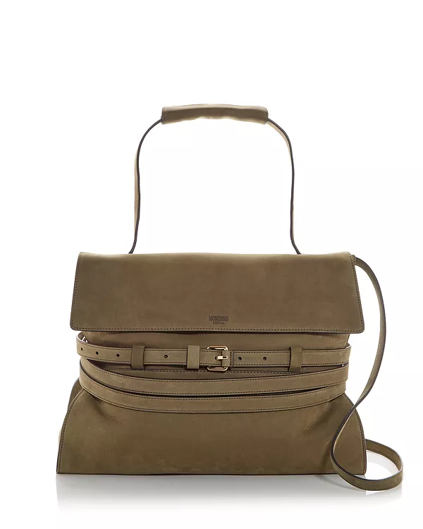 Замшевая сумка через плечо Tie me Moschino, зеленый
Замшевая сумка через плечо Tie me Moschino, зеленый