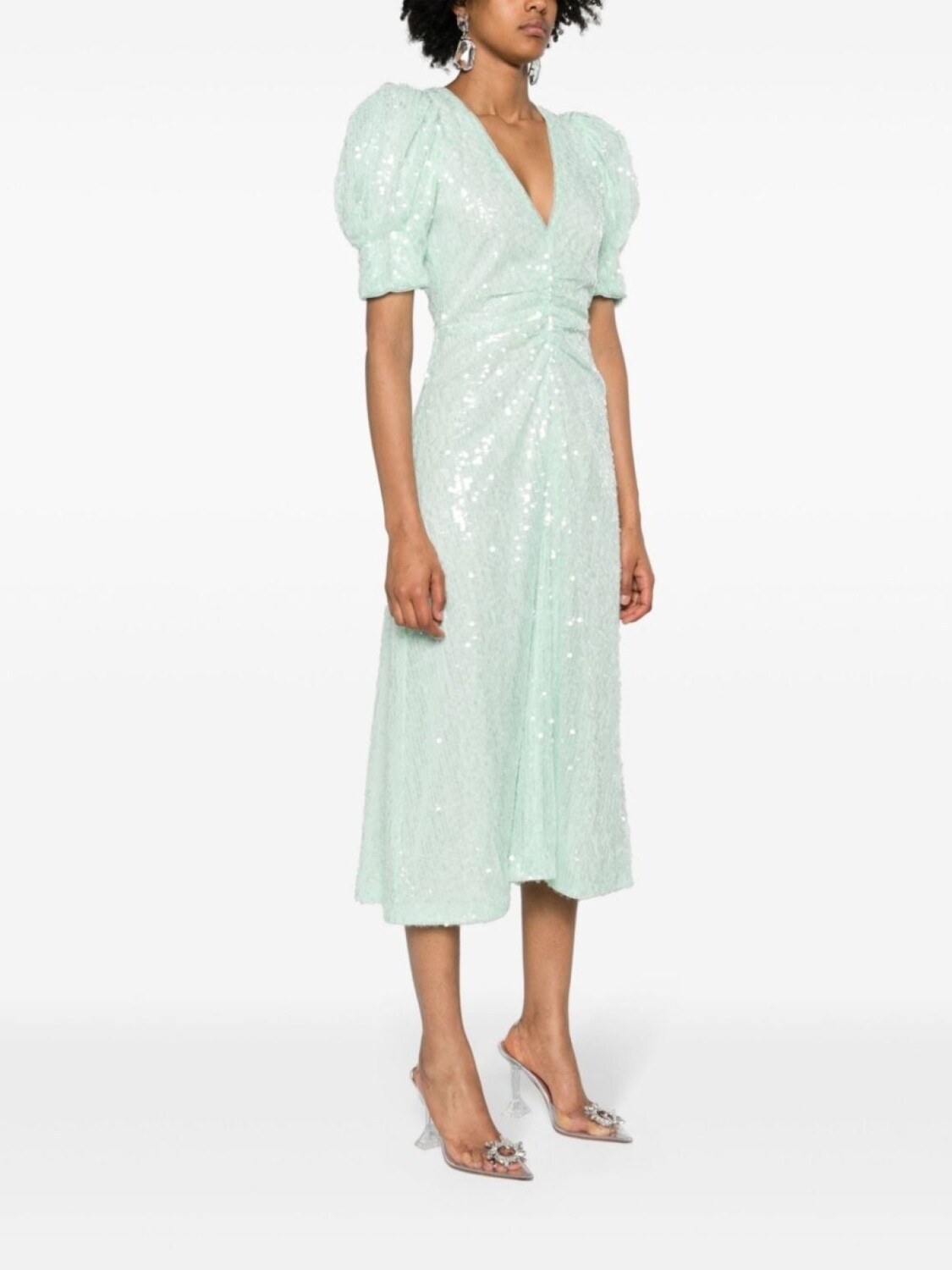 ROTATE BIRGER CHRISTENSEN платье миди с рукавами-фонариками, расшитое пайетками, зеленый
ROTATE BIRGER CHRISTENSEN платье миди с рукавами-фонариками, расшитое пайетками, зеленый