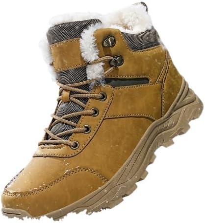 Мужские водонепроницаемые зимние ботинки Hhhchpm, утепленные, с теплой подкладкой, для холодной погоды, нескользящие ботинки для пеших прогулок и походов, коричневый
Мужские водонепроницаемые зимние ботинки Hhhchpm, утепленные, с теплой подкладкой, для холодной погоды, нескользящие ботинки для пеших прогулок и походов, коричневый