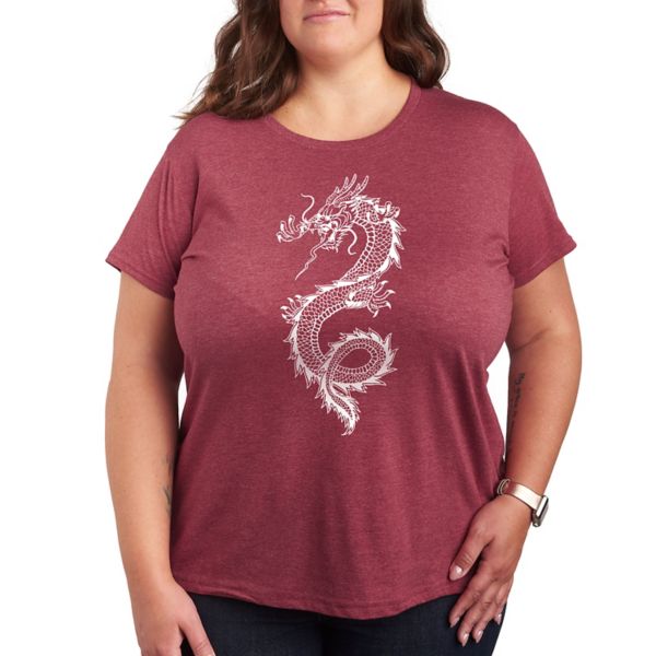 Футболка с принтом китайского дракона Licensed Character, красный
Футболка с принтом китайского дракона Licensed Character, красный