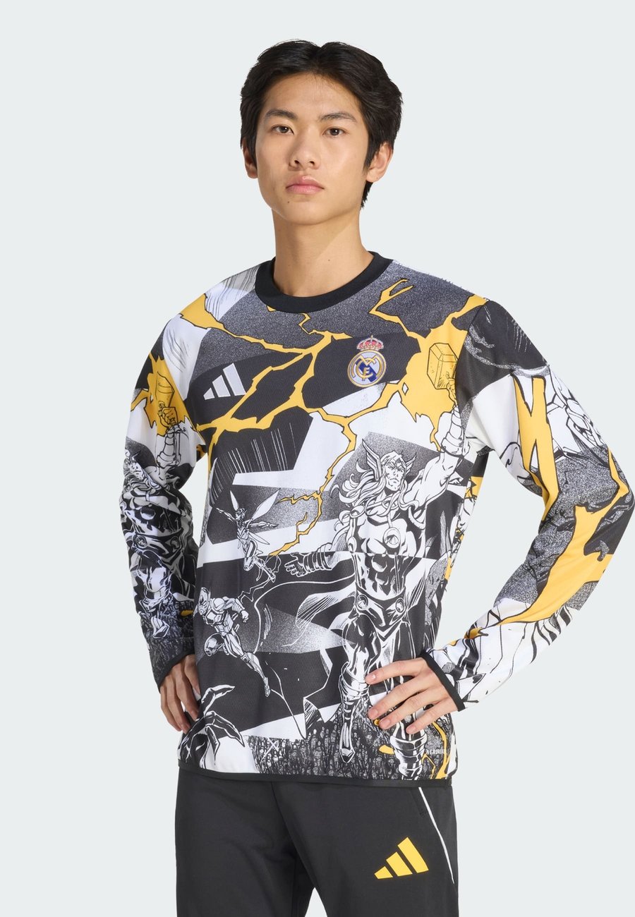 Толстовка Adidas Performance REAL MADRID AVENGERS 25/26 PRE-MATCH WARM, Whit Black Bold Gold/White
Толстовка Adidas Performance REAL MADRID AVENGERS 25/26 PRE-MATCH WARM, Whit Black Bold Gold/White