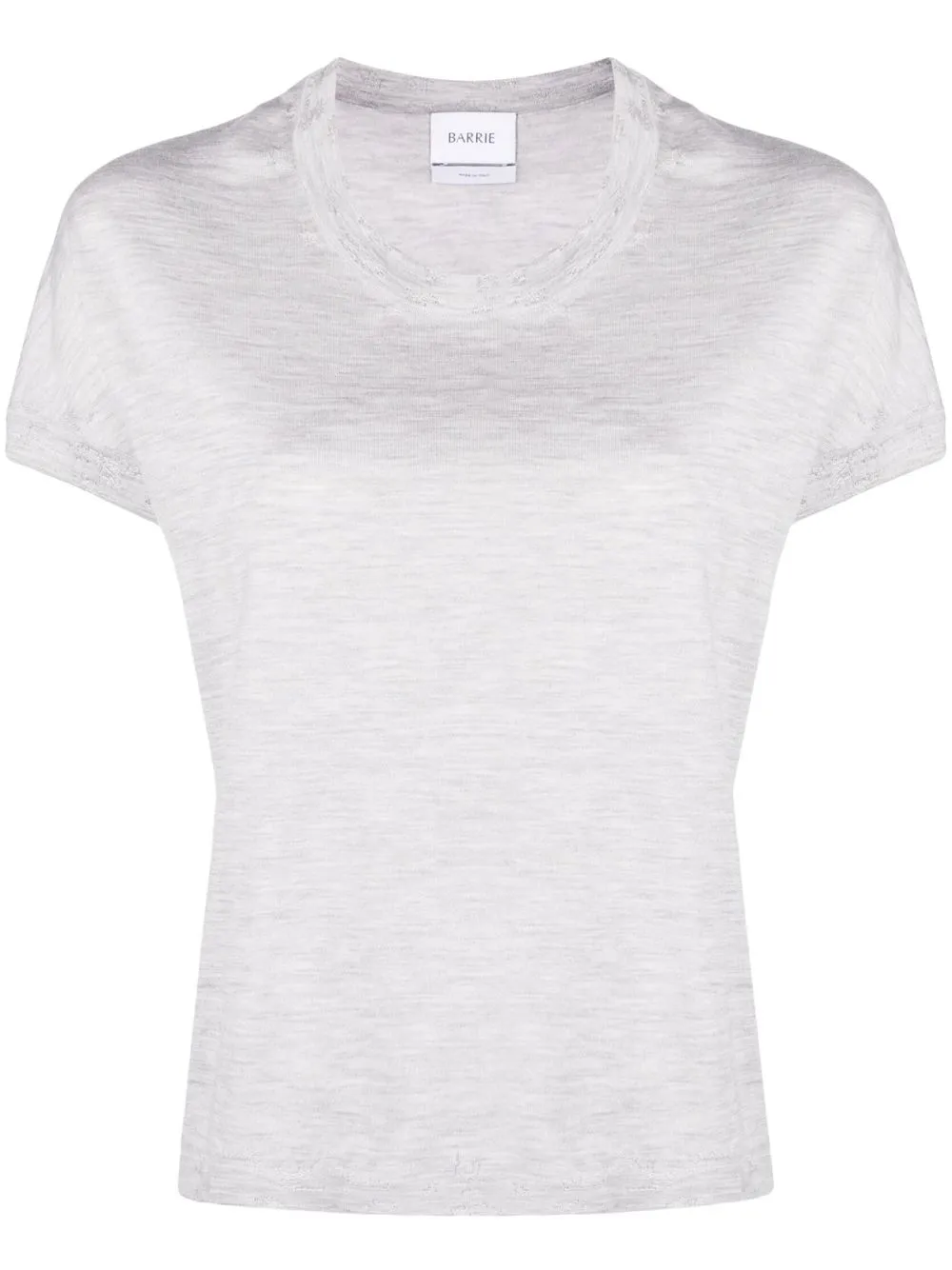 Кашемировый топ с короткими рукавами Barrie, серый
Кашемировый топ с короткими рукавами Barrie, серый