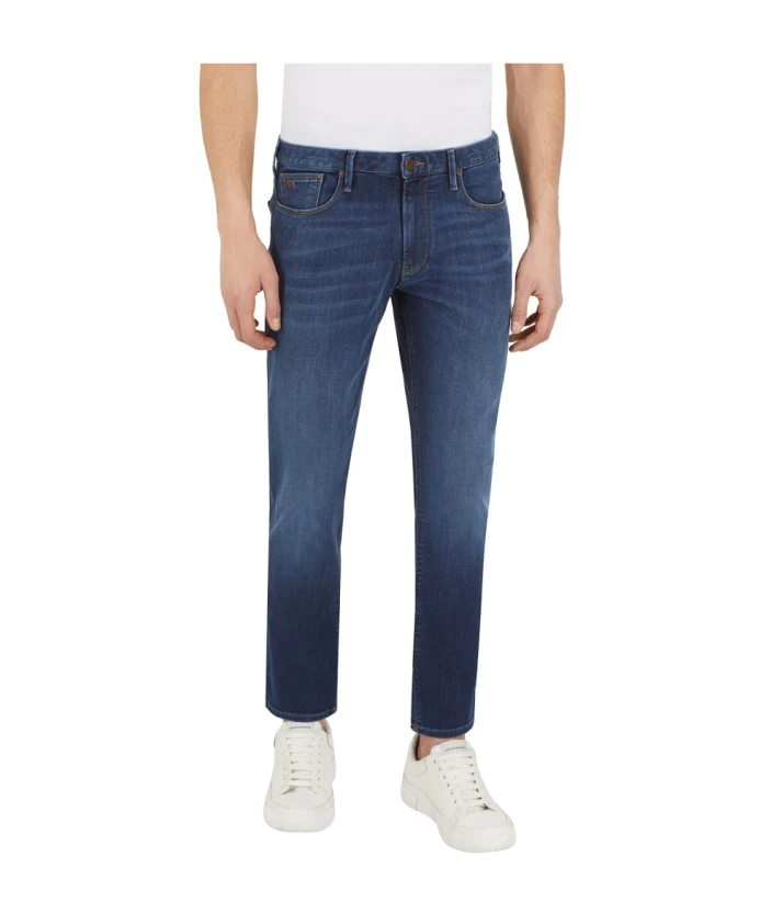 Узкие джинсы с низкой посадкой. Emporio Armani, синий
Узкие джинсы с низкой посадкой. Emporio Armani, синий