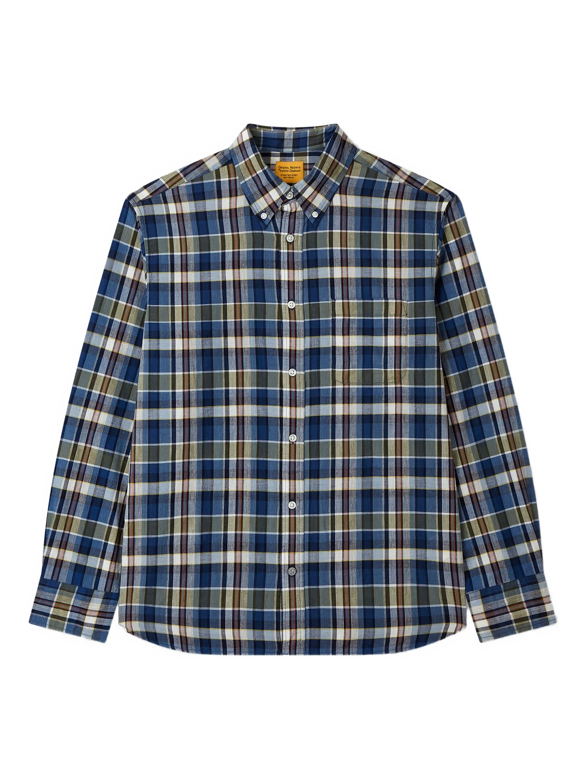 Клетчатая рубашка на пуговицах Man On The Boon., синий
Клетчатая рубашка на пуговицах Man On The Boon., синий