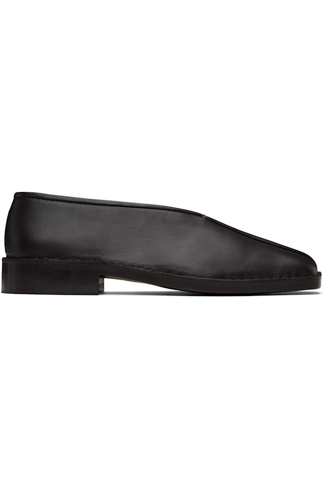 Лоферы с плоской строчкой Lemaire, коричневый
Лоферы с плоской строчкой Lemaire, коричневый