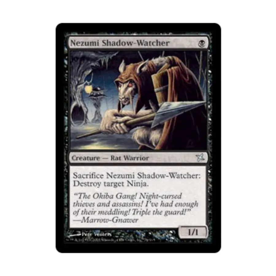 CCG Нэдзуми Теневой Наблюдатель (U), MTG - Betrayers of Kamigawa
CCG Нэдзуми Теневой Наблюдатель (U), MTG - Betrayers of Kamigawa