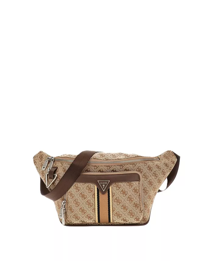 Мужская поясная сумка Milano Maxi с передним карманом GUESS, коричневый
Мужская поясная сумка Milano Maxi с передним карманом GUESS, коричневый