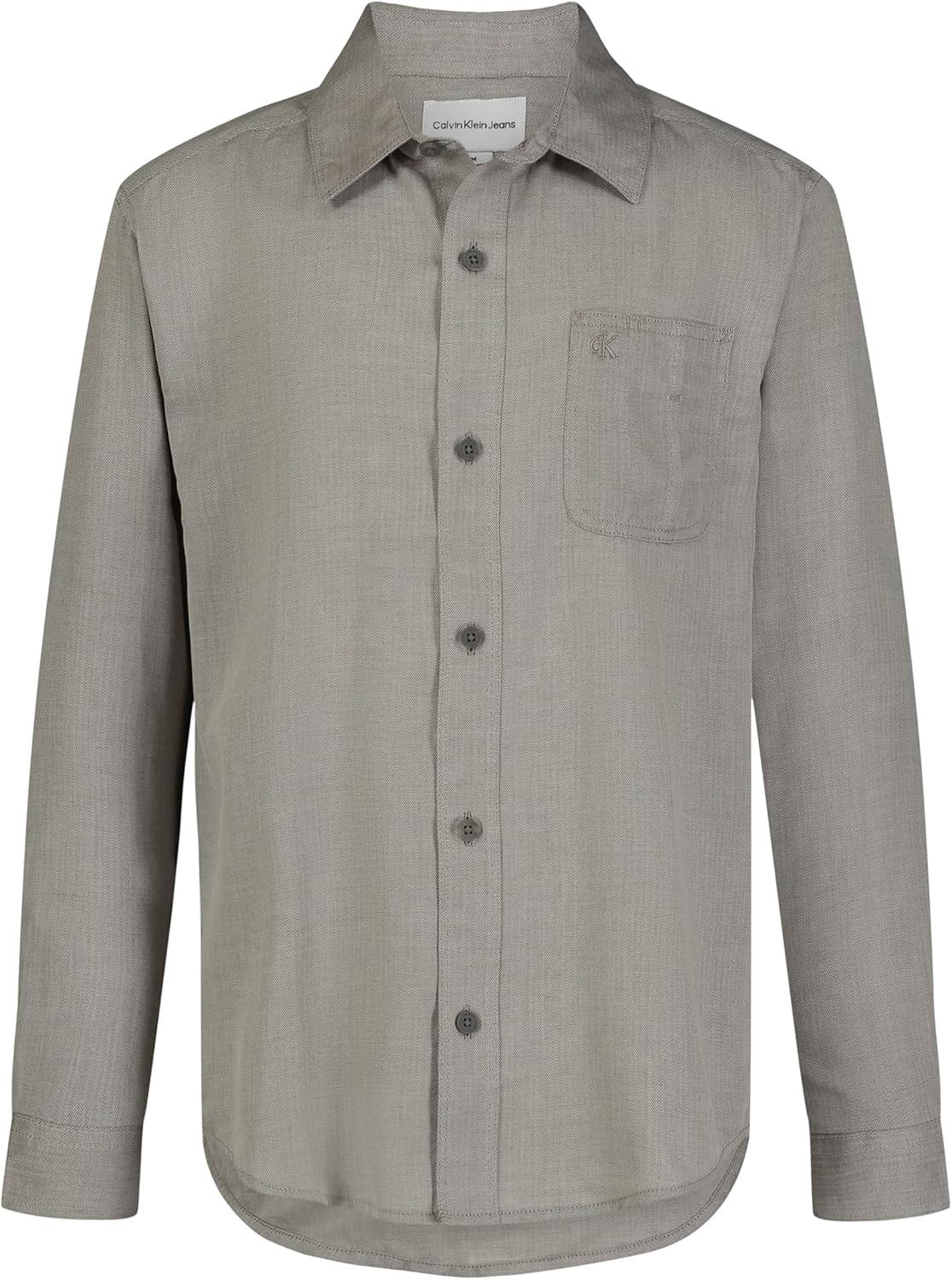 Рубашка Calvin Klein Boys с длинным рукавом и застежкой на пуговицы, Mulch Herringbone
Рубашка Calvin Klein Boys с длинным рукавом и застежкой на пуговицы, Mulch Herringbone