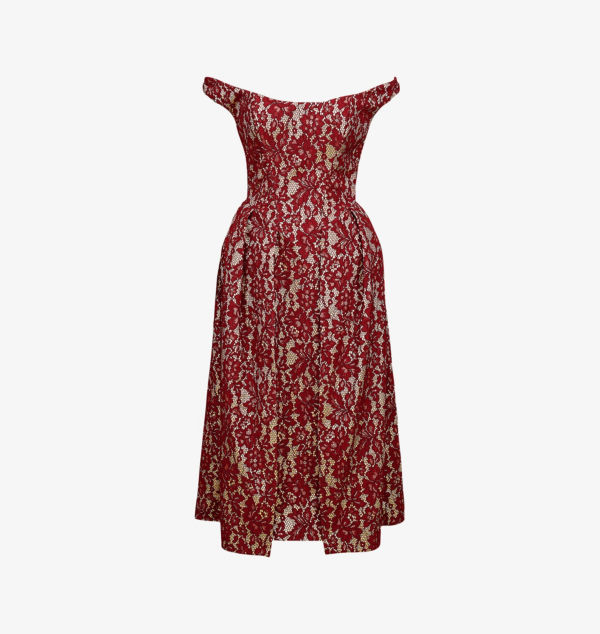 Очаровательное платье миди из кружева и атласа с открытыми плечами House Of Cb, золотой
Очаровательное платье миди из кружева и атласа с открытыми плечами House Of Cb, золотой