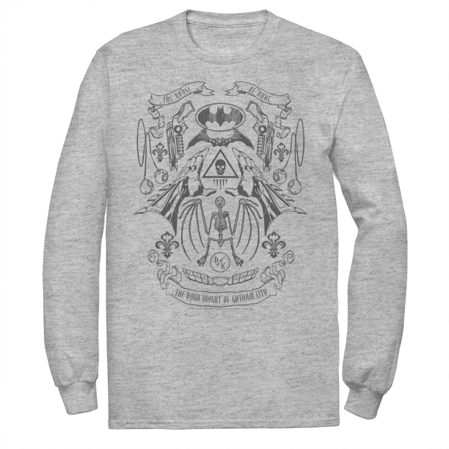 Мужская футболка с поясом Бэтмена и коллажем Line Art DC Comics
Мужская футболка с поясом Бэтмена и коллажем Line Art DC Comics