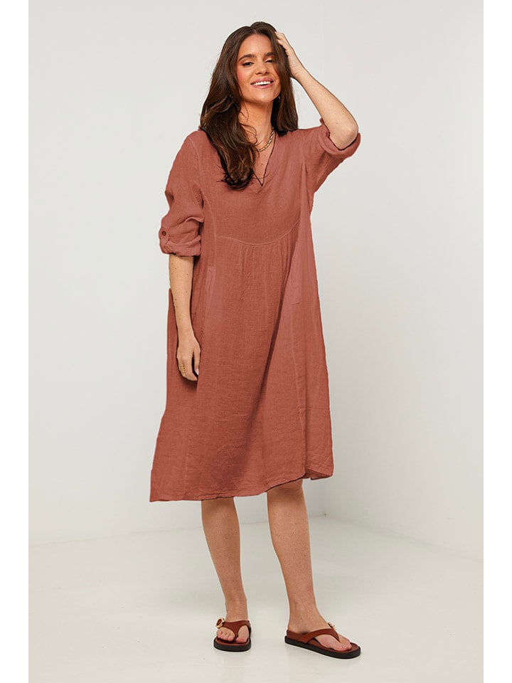 Платье до колена Rodier Lin, коричневый
Платье до колена Rodier Lin, коричневый