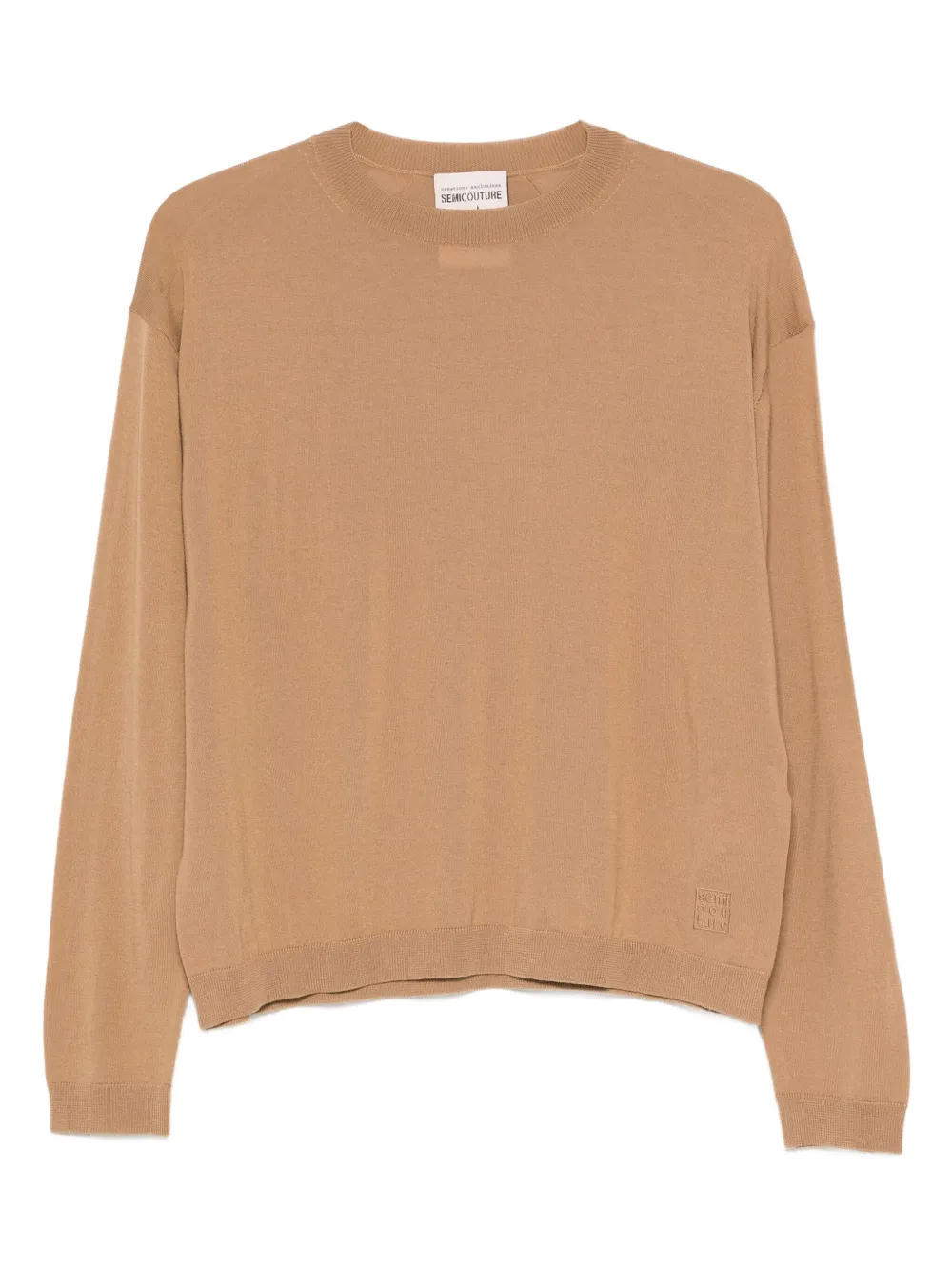 Топ с вышитым логотипом Semicouture, бежевый
Топ с вышитым логотипом Semicouture, бежевый