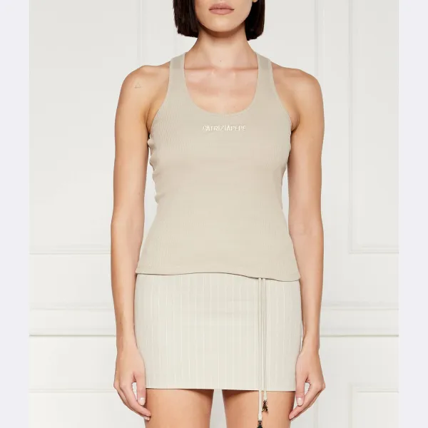 Облегающий топ Patrizia Pepe, бежевый
Облегающий топ Patrizia Pepe, бежевый