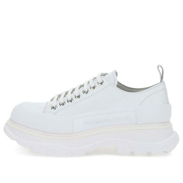 Кроссовки tread slick low lace up 'white' Alexander Mcqueen, белый 
Кроссовки tread slick low lace up 'white' Alexander Mcqueen, белый