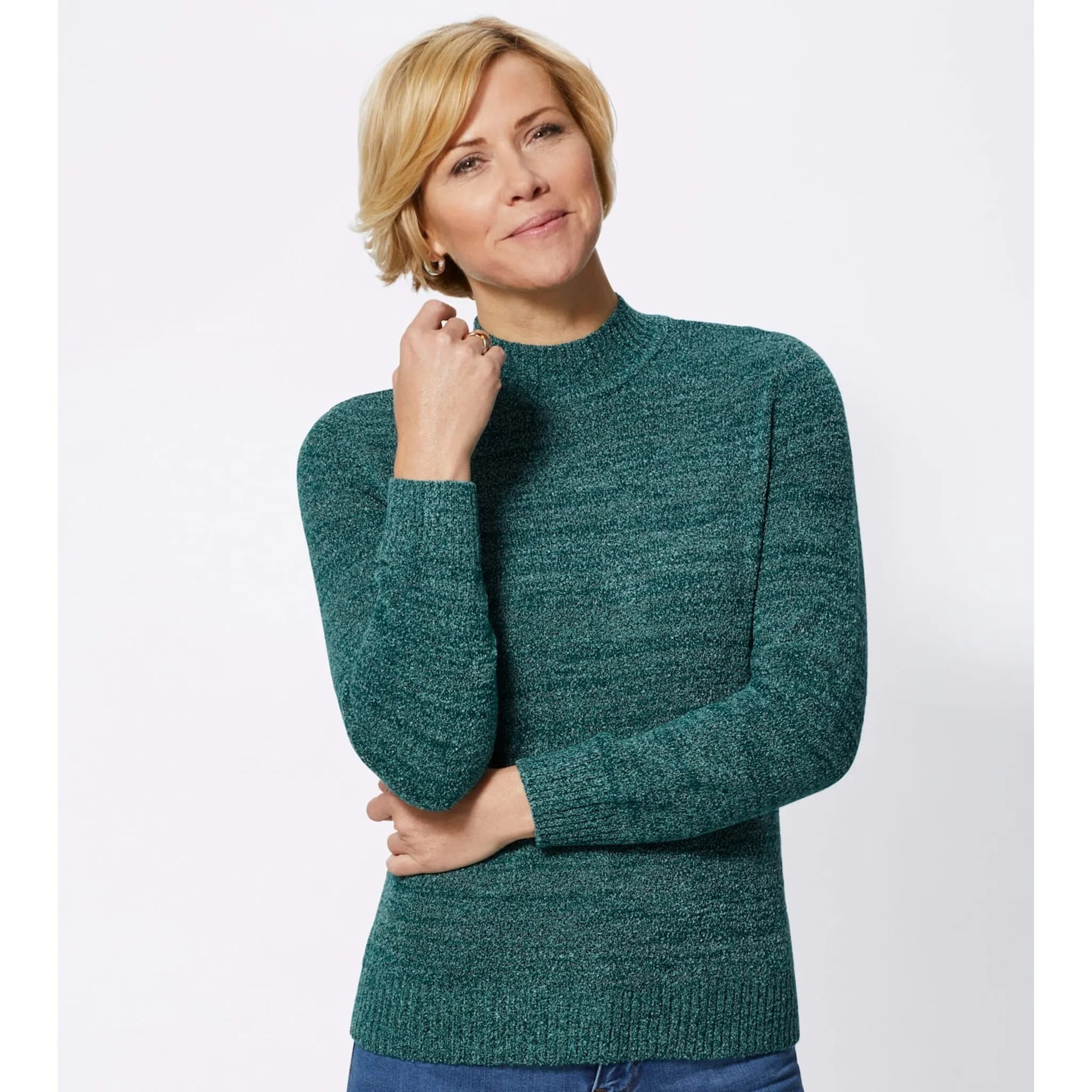 Свитер с воротником стойкой Classic Basics "Пуловер", черно-белый
Свитер с воротником стойкой Classic Basics "Пуловер", черно-белый