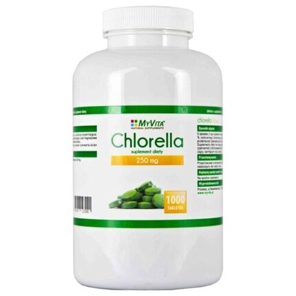 Протеин высокого качества Chlorella Vulgaris 250 мг 1000 таблеток, Myvita
Протеин высокого качества Chlorella Vulgaris 250 мг 1000 таблеток, Myvita