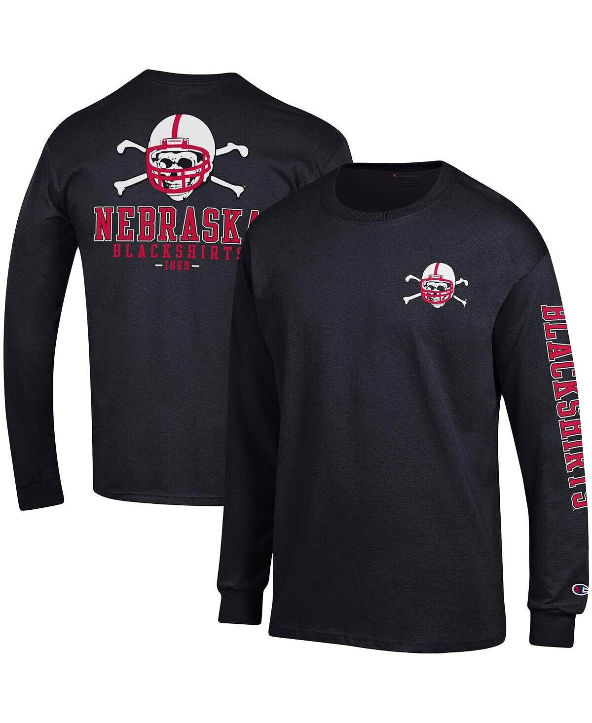 Мужская черная футболка с длинным рукавом Nebraska Huskers Team Stack Champion, Черный, Мужская черная футболка с длинным рукавом Nebraska Huskers Team Stack Champion
Мужская черная футболка с длинным рукавом Nebraska Huskers Team Stack Champion, Черный, Мужская черная футболка с длинным рукавом Nebraska Huskers Team Stack Champion
