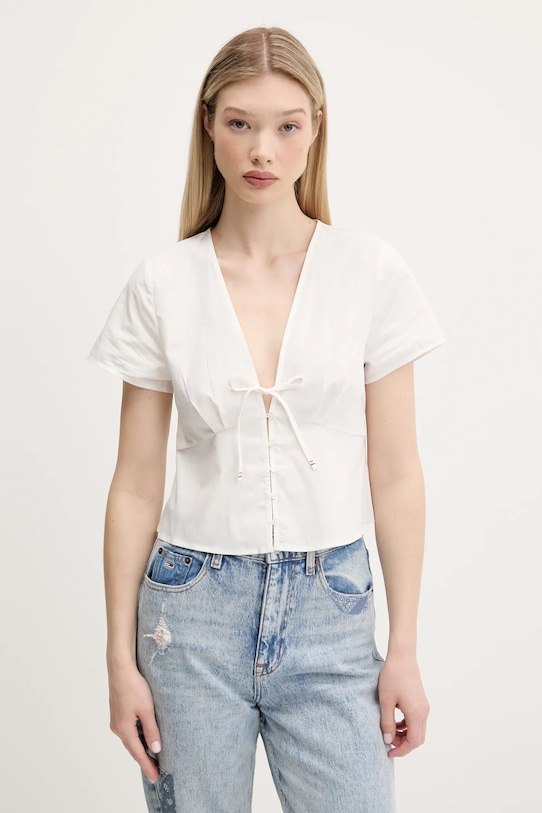 Хлопковая рубашка Tommy Jeans, белый
Хлопковая рубашка Tommy Jeans, белый