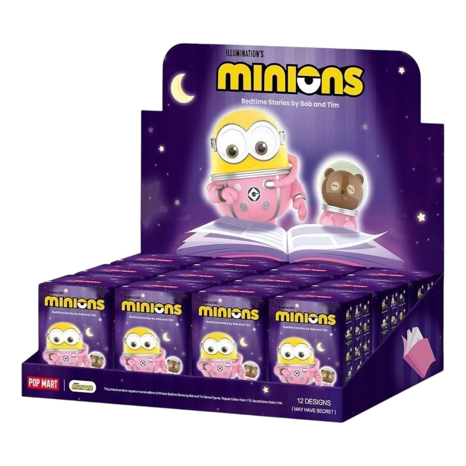 Набор фигурок Pop Mart Minions Bedtime Stories от Боба и Тима, запечатанная упаковка (12 коробочек-сюрпризов)
Набор фигурок Pop Mart Minions Bedtime Stories от Боба и Тима, запечатанная упаковка (12 коробочек-сюрпризов)