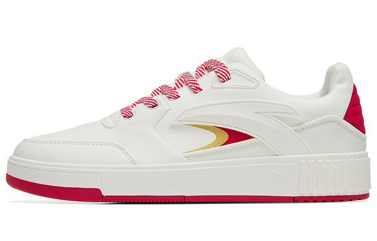 982 Кроссовки для скейтбординга мужские с низким верхом цвета слоновой кости/классический красный/металлический золотой Anta
982 Кроссовки для скейтбординга мужские с низким верхом цвета слоновой кости/классический красный/металлический золотой Anta