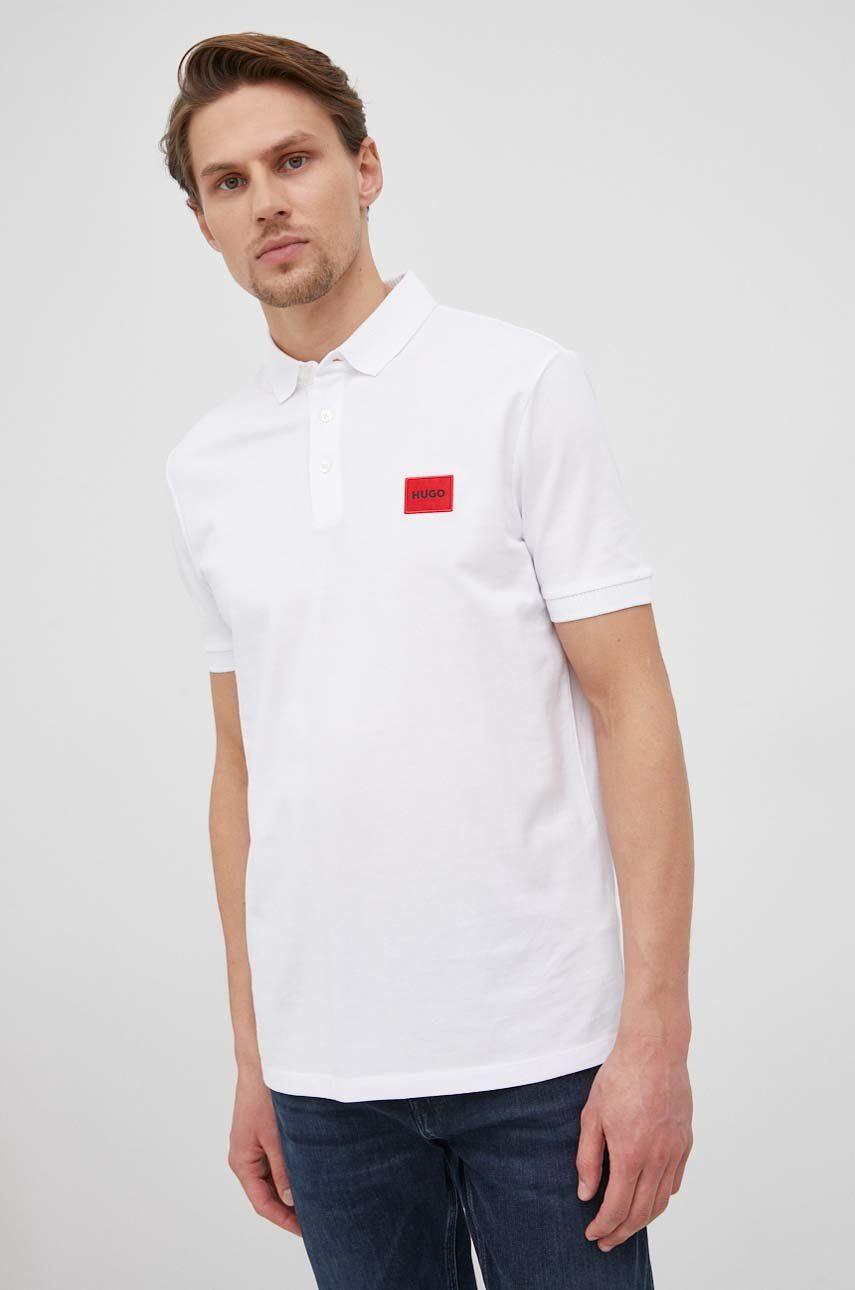 Хлопковая рубашка-поло HUGO, белый
Хлопковая рубашка-поло HUGO, белый