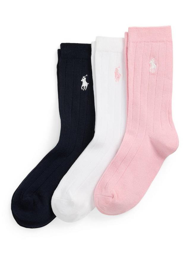 Детские носки из хлопковой смеси Ralph Lauren, Pack of 3, Pink/White/Navy
Детские носки из хлопковой смеси Ralph Lauren, Pack of 3, Pink/White/Navy