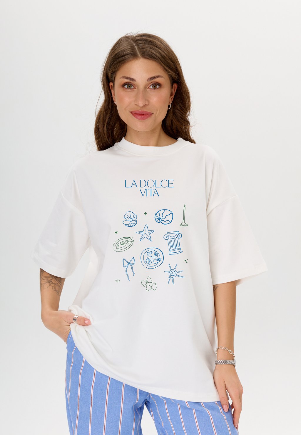 Футболка с принтом MIRONS, кремовый
Футболка с принтом MIRONS, кремовый