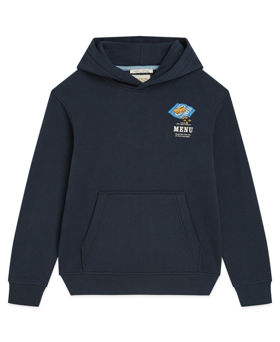 Детская флисовая толстовка с длинными рукавами и графическим принтом, размер 4T-7 SCOTCH & SODA, Black
Детская флисовая толстовка с длинными рукавами и графическим принтом, размер 4T-7 SCOTCH & SODA, Black