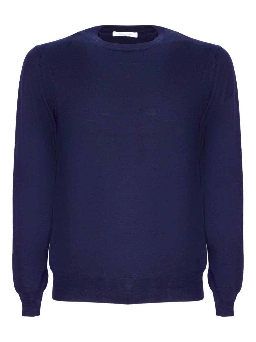 Шерстяной свитер с круглым вырезом Cruciani, синий
Шерстяной свитер с круглым вырезом Cruciani, синий