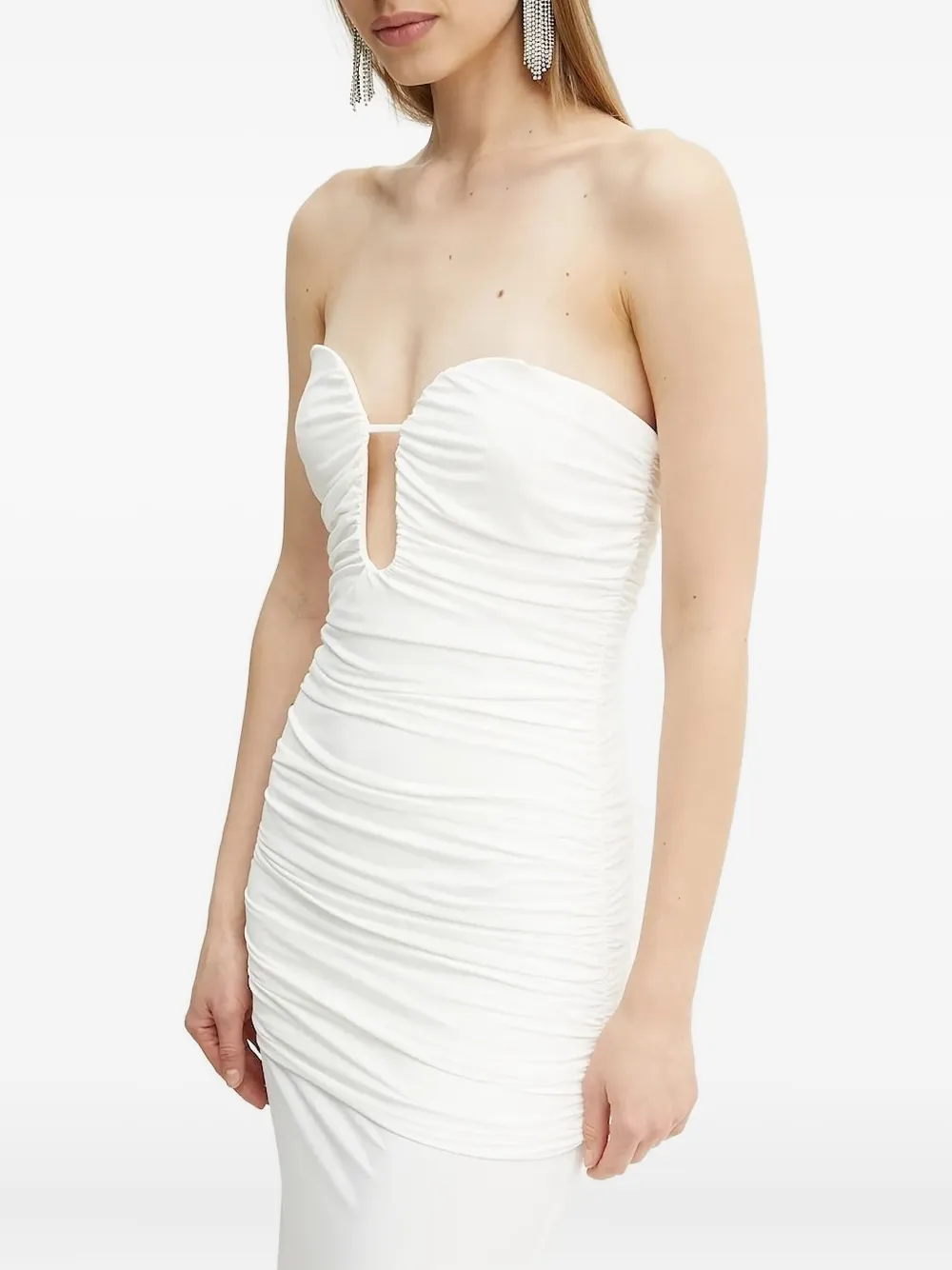 Платье макси с рюшами Bardot, белый
Платье макси с рюшами Bardot, белый