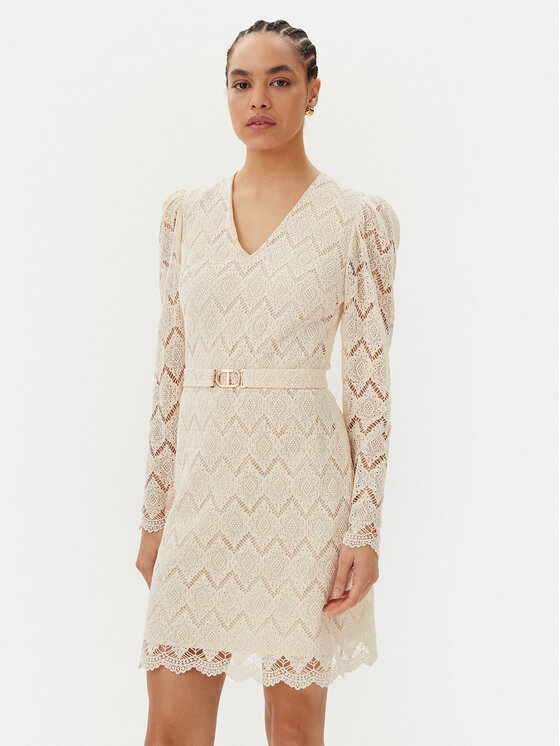 Коктейльное платье стандартный крой 251TP2402 Twinset, бежевый
Коктейльное платье стандартный крой 251TP2402 Twinset, бежевый